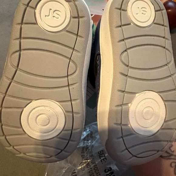 Stride Rite Navy Baby Walker Shoes - Picture 4 of 5